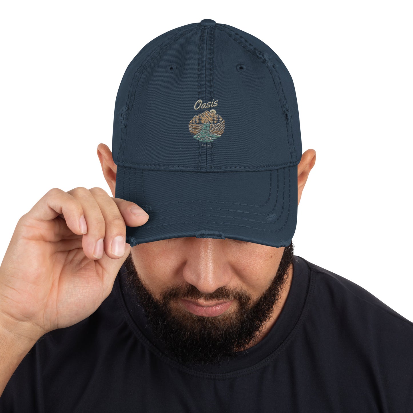 Oasis Distressed Dad Hat