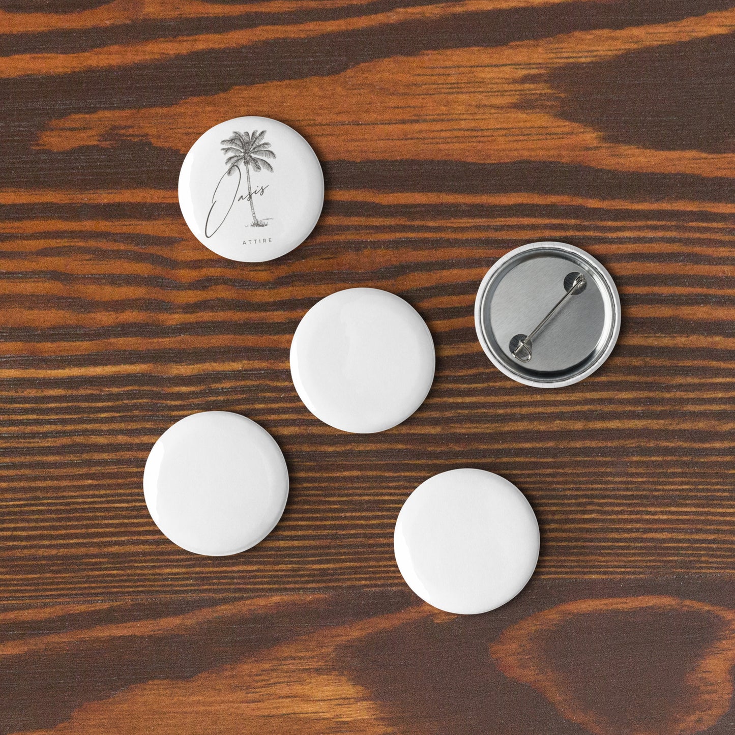 Oasis Set of pin buttons